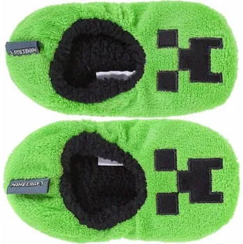 Chlapecké pantofle MOJANG • Měkké papuče Minecraft - oficiální produkt MOJANG EU 35 / 36 Zelená