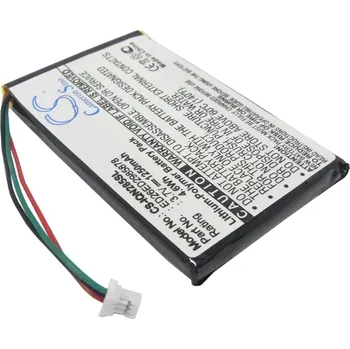 Příslušenství k chytrým hodinkám VHBW Baterie pro Garmin Nüvi 285 / 285W / 285WT, 1250 mAh