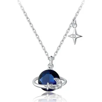 Náhrdelník Přívěskynakrk.cz Stříbrný náhrdelník PLANETA