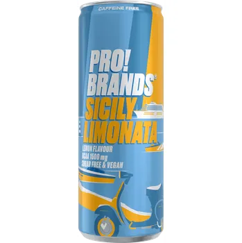 Aminokyselina ProBrands BCAA Drink 250 ml citron bez kofeinu (Sicily Limonata)