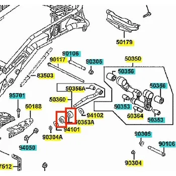 Kymco Uložení - guma kosti motoru MB1514