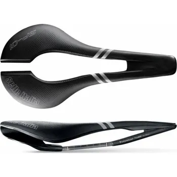 Sedlo na kolo Sedlo Selle Italia SELLE ITALIA SP-01 TITANIUM SUPERFLOW L (id match - L3) ti 316 trubka 7, fiber-tek, černá (NOVINKA)