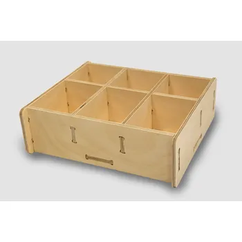 Vánoční dekorace Vingo Bedýnka na vánoční ozdoby – 26,5 x 21 cm