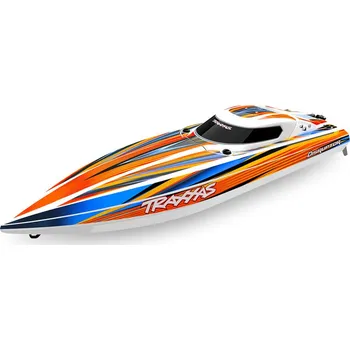 RC model lodě Traxxas Distruptor 4S RTR oranžový