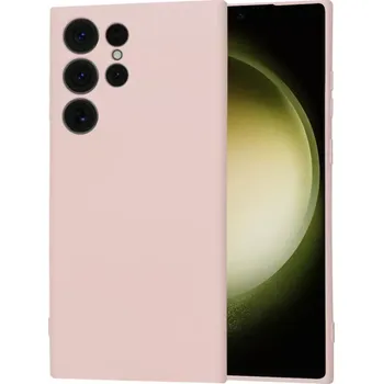 Pouzdro na mobilní telefon Kryt Samsung Galaxy S23 Ultra Techsuit SoftFlex - pink sand