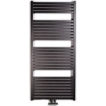 Radiátor Thermal Trend KH 750 x 1330 kombinovaný topný žebřík, středové připojení KH 750/1330 SP antracit/černá Barva: Antracit