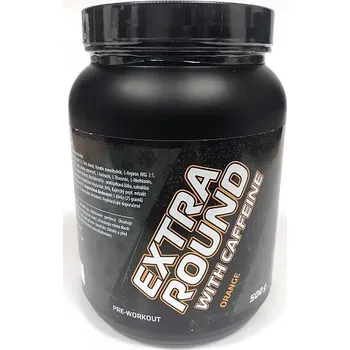 Iontový nápoj BEAR FOOT Extraround s kofeinem předtréninková směs 500 g Příchuť: pomeranč