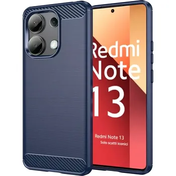 Pouzdro na mobilní telefon Kryt Xiaomi Redmi Note 13 4G, Armored Carbon modrý