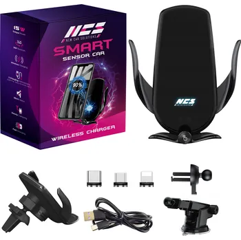 Držák do auta Držák telefonu do auta s indukční nabíječkou