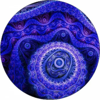 Jedlá dekorace na dort Jedlý papír geometrická mandala 19,5 cm