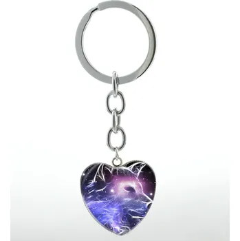 Klíčenka vlk (srdce) 7