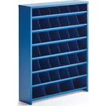 Skříňka na součástky, 40 zásuvek, 980x800x220 mm, modrá