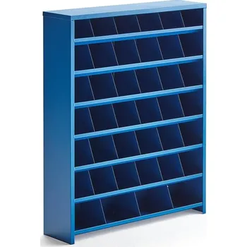 Skříňka na součástky, 40 zásuvek, 980x800x220 mm, modrá