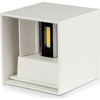 Bílé fasádní LED svítidlo hranaté 11W IP65 - Denní bílá - LED Solution - 218528 - 218528