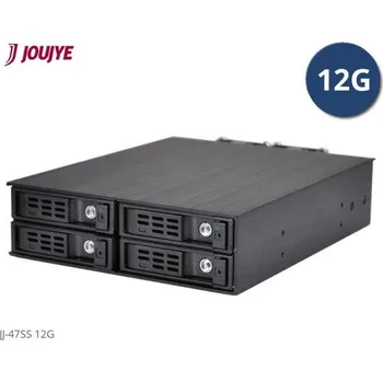 Stolní počítač Jou Jye Backplane pro 4x 2.5"HDD do 5.25", miniSAS HD [SFF-8643], black