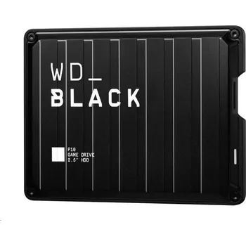 Počítač Western Digital WD Black P10/2TB/HDD/Externí/2.5''/Černá/3R WDBA2W0020BBK-WES1