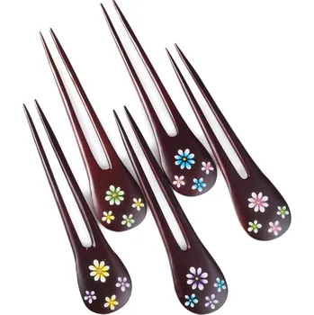 Jehlice do vlasů Double Květina 07