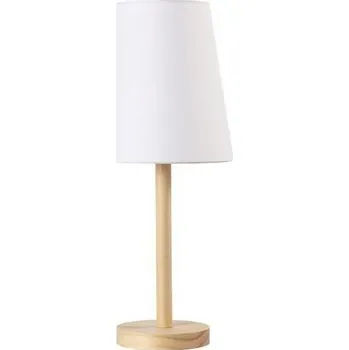 Lampička ACA DECOR Stolní lampa NOSTOS, bílá barva