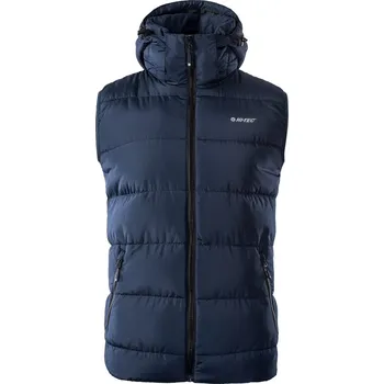 Pánská Prošívaná vesta HI-TEC CALISTO II 26471-D BLUES/BLK – Tmavě modrá S