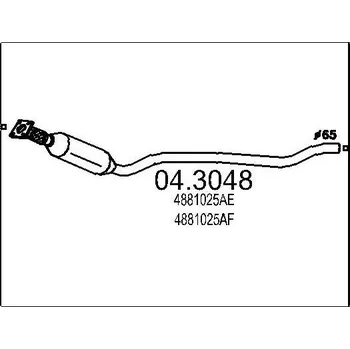 Katalyzátor Katalyzátor MTS 04.3048