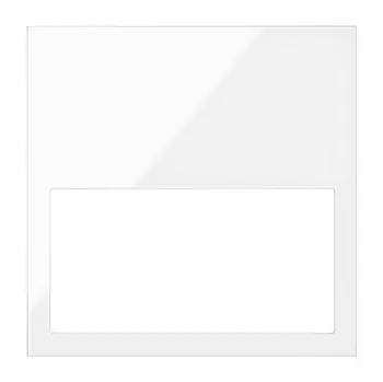 vypínač Simon 100 10001610-130 Rámeček Minimal 1 násobný bílá