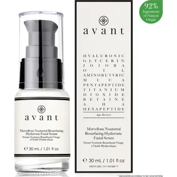 Pleťové sérum Avant Skincare - Marvellous Nocturnal Resurfacing Hyaluronic Facial Serum Séra proti vráskám 30 ml unisex