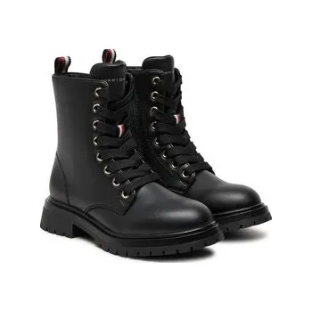 Pánská obuv Turistická obuv Tommy Hilfiger Lace-Up Bootie T3A5-33569-1351 M Černá 31