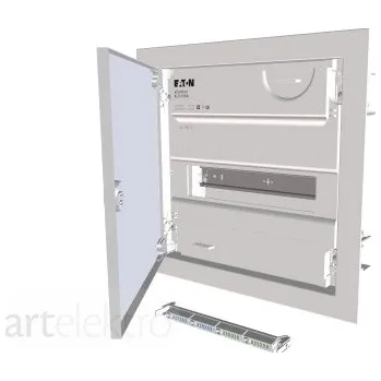 Stavebniny Eaton KLV-12HWP-SF Rozvodnice KLV, do dutých stěn, superploché plech.dveře, bezšroubová svorkovnice, řad 1, modulů 14 *178807