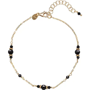 Náramek Alisia Pozlacený náramek s černým spinelem AL4268-Oro-Spinello + 2 měsíce na vrácení zboží