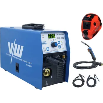 Svářečka VECTOR WELDING VECTOR MIG 225 + hořák + kukla