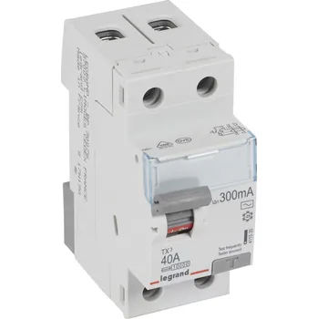 Proudový chránič TX3 CHRÁN. 2P 40A 300MA AC *411530 Legrand