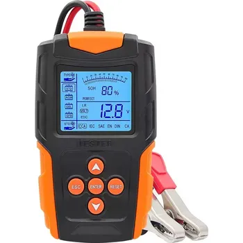 Tester autobaterie Digitální tester CFH200 pro olověné baterie s LCD 12V 24V 3Ah-200Ah