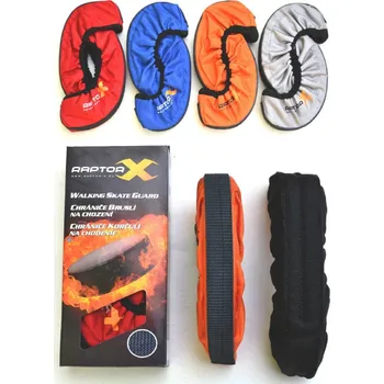 Raptor-X Chrániče nožů bruslí Raptor-X SR Walking Skate Guards stříbrná