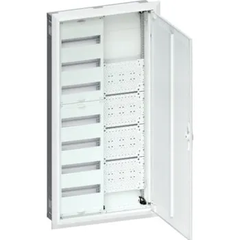 Rozvaděč Hager FWU72K1 Rozvaděč zapuštěný FWU IP30, tř. ochr.II, multimediální, 1100x550x112, 84 mod. + MP, perf. dveře