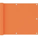 vidaXL Balkónová zástěna oranžová 75 x 500 cm oxfordská látka