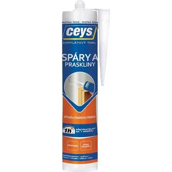 Tmel Akryl spáry a praskliny CEYS matná šedá 280ml