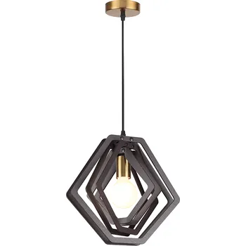 ACA DECOR Závěsné stropní svítidlo TRITON 40W/E27/230V/IP20, tmavě hnědé, ZM391P34WDL