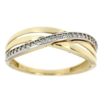 Prsten Zlatnictví U Kostela Dámský prsten se zirkony 2527ž 54 2493-23031057