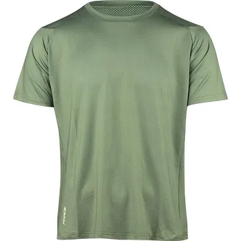 cyklistický dres dres FORCE MTB MOUNT krátký rukáv, army S