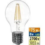 Žárovka LED 9,5W E27 svítivost 1055 lumen teplá bílá 2700 Kelvin, vyzařovací úhel 360° *ML-321.077.87.0 McLED