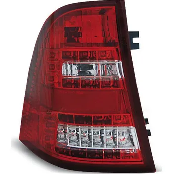 Zadní světlomet TUNING-TEC Zadní světla Mercedes Benz ML W163 98-05 - krystal/červené LED