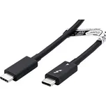 Thunderbolt 4 kabel, USB C(M) - USB C(M), 40Gb/s, PD 100W, aktivní, černý, 1 m