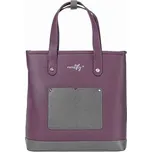 Meatfly kabelka / batoh Kerry Plum / Dark Grey | Fialová | Objem 7 L