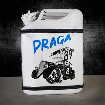 Dárkový potravinový koš Bary z Kanystru Praga | Kanystr Bary | Dárek pro milovníka veteránů