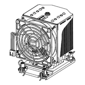 PC ventilátor Supermicro Aktivní 4U heatsink pro 1P/2P LGA4677 (Socket E) - X13