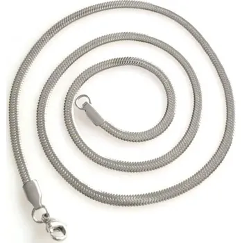 Náhrdelník IZMAEL Řetízek GL 34676 Stříbrná/50cm/2,5mm KP34676