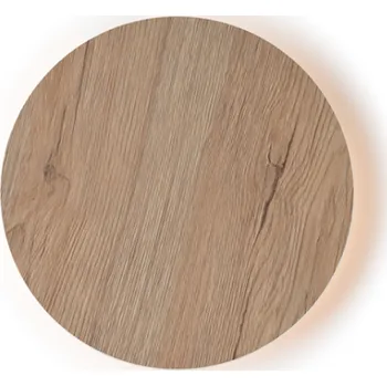 Nástěnné svítidlo ACA Lighting LED nástěnné dekorativní svítidlo ECLIPSE 15W/230V/3000K/1200Lm/80°/IP20, světlé dřevo