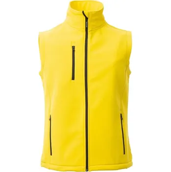 Pánská mikina Pánská softshellová vesta GLASGOW, Payper Barva: ŽLUTÁ, Velikost: 5XL