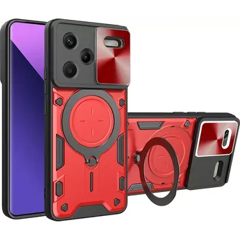 Pouzdro na mobilní telefon Kryt Xiaomi Redmi Note 13 Pro+ 5G Techsuit CamGuard Pro - červený