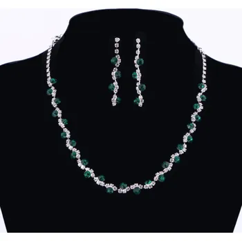 Souprava šperků B-TOP Souprava GREEN CRYSTAL